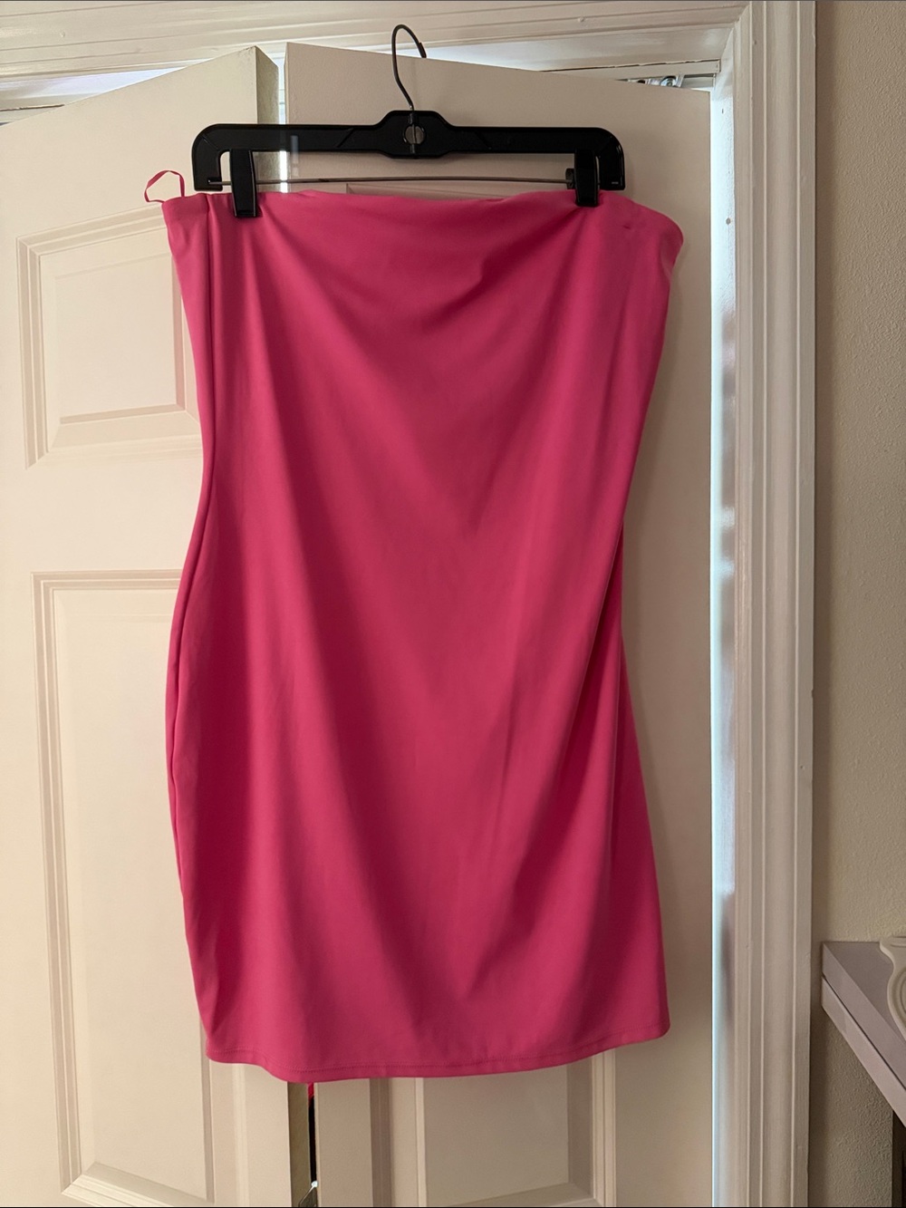 Express Strapless Hot Pink Tube Dress